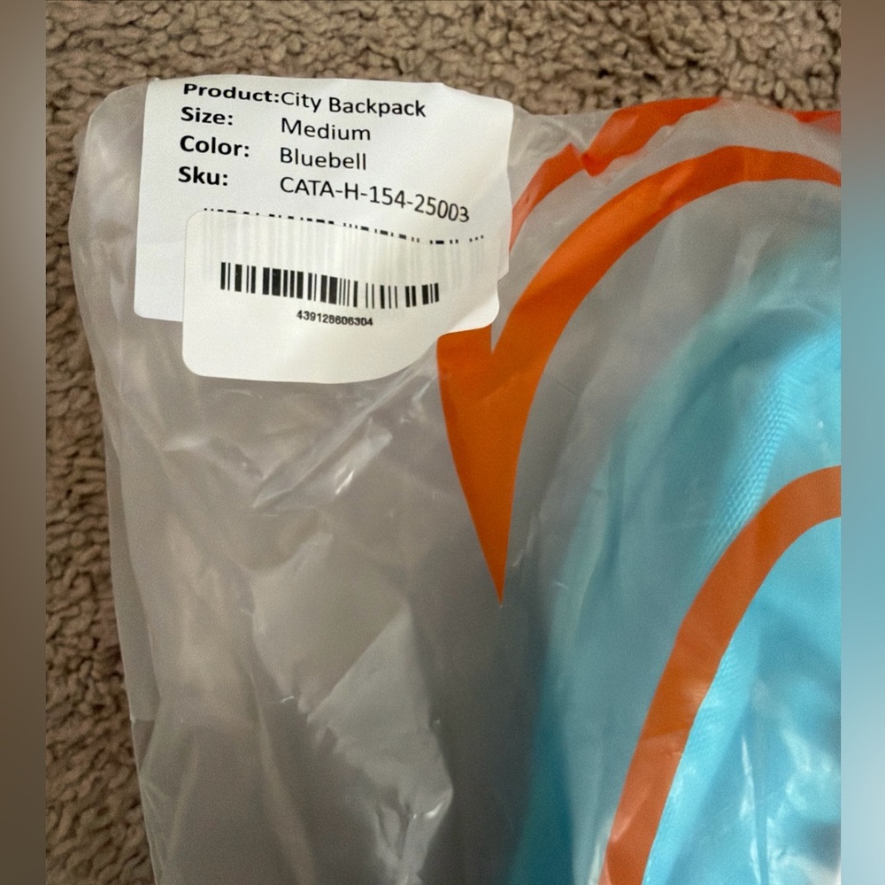 New Baboon To The Moon B2TM City Backpack Medium Bluebell Travel Bag Daypack NWT - Picture 9 of 10